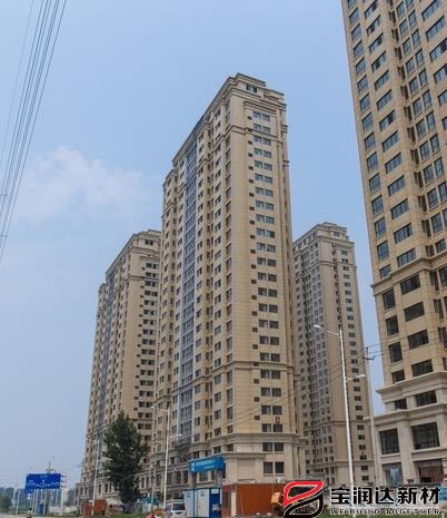 寶潤(rùn)達(dá)外墻保溫一體板應(yīng)用于開封晉城花園